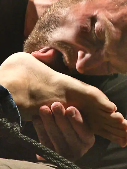 Hot bondage stallion guy