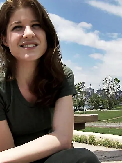 Amazing small tits fuck