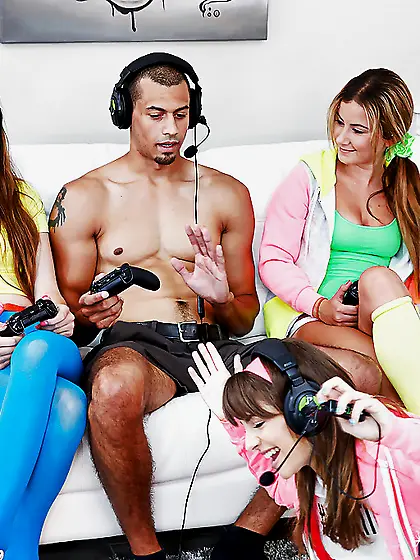 Petite cfnm interracial