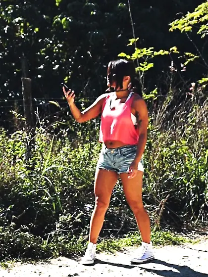 Tiny latina unfortunate ride