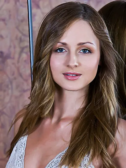 Skank white lacy lingerie