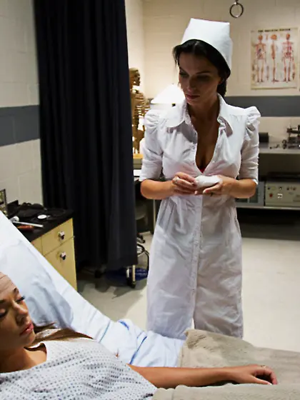 Nurse naughty spanks ties