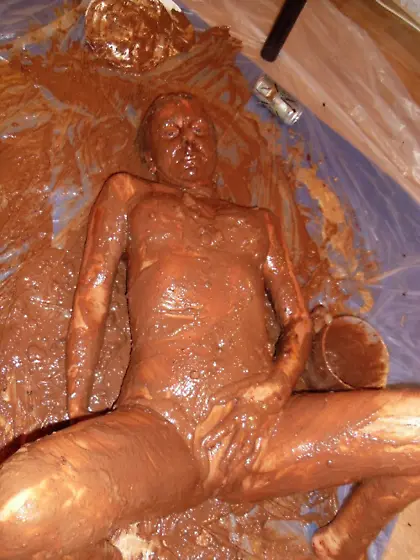 Dirty scat freak completely drowned in shit