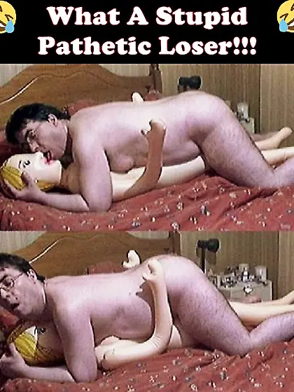 Random pics of guys fucking dolls with captions