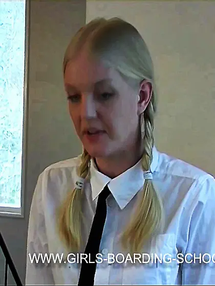Hot blonde bent knees